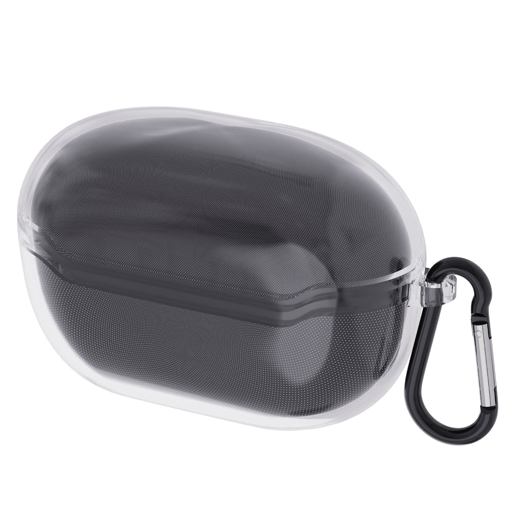 Geekria TPU カバー 互換性 カバー JBL Endurance Race 対応 True Wireless Earbuds 充電ケース充電ケースカバー 外装カバー キーホルダーフック付き、充電ポートアクセス可能 (Clear)