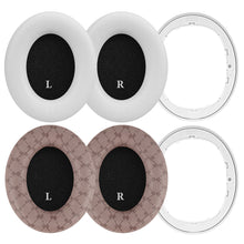 画像をギャラリービューアに読み込む, Geekria イヤーパッド SNAP マグネチック 互換性 パッド ビーツバイドクタードレ Beats Studio Pro ヘッドホンに対応 パッド イヤー / イヤーカップ プロテインレザー (ホワイト+ブラウン, 2組)
