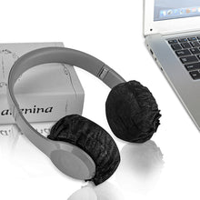 画像をギャラリービューアに読み込む, Geekria カバー 200個入(100ペア) ヘッドホンカバー 不織布 使い捨て イヤーパッドカバー ストレッチニット オンイヤー ヘッドホン用 劣化防止、防塵 (小 / ブラック)
