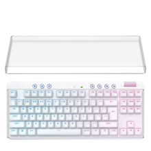 画像をギャラリービューアに読み込む, Geekria キーボード カバー ケース 互換品 ロジクール Logicool G715 / G713 テンキーレス ワイヤレスメカニカルゲーミングキーボード 透明アクリルカバー 保護カバー（曇った）
