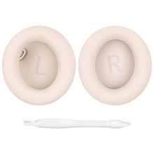 画像をギャラリービューアに読み込む, Geekria イヤーパッド QuickFit 互換性 パッド アンカー Anker Soundcore Space One ヘッドホンに対応 パッド イヤー / イヤーカップ プロテインレザー (オフホワイト)
