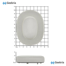 画像をギャラリービューアに読み込む, Geekria スポーツ 冷却ジェル 交換用イヤーパッド Sony WH-1000XM6 ヘッドホンと互換性あり、簡単取り付け、快適性アップグレード、イヤークッション 修理パーツ (プラチナシルバー)
