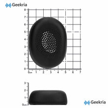 画像をギャラリービューアに読み込む, Geekria イヤーパッド QuickFit 互換性 パッド ジャブラ Jabra Evolve2 30/30MS/30UC/30SE ヘッドホンに対応 パッド イヤー / イヤーカップ (プロテインレザー /黒)
