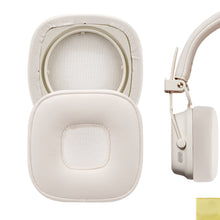 画像をギャラリービューアに読み込む, Geekria イヤーパッド QuickFit 互換性 パッド マーシャル Marshall Major V On-Ear ヘッドホンに対応 パッド イヤー / イヤーカップ (プロテインレザー/白)

