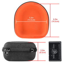 画像をギャラリービューアに読み込む, Geekria Shield ヘッドホンケース ジェイラブオーディオ JLab Go Lux ANC、Audio Neon Folding/Studio Pro 対応 交換用ハードシェルトラベルキャリーバッグ (ダークグレー)
