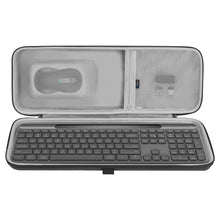 画像をギャラリービューアに読み込む, Geekria キーボード キャリングバッグ ロジクール Logitech Signature Slim Solar+ K980, CLVX 1 無線 タッチパッド キーボードに対応 EVA ハードシェル トラベル 交換用ケース (ダークグレー)

