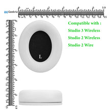 画像をギャラリービューアに読み込む, Geekria イヤーパッド SNAP マグネチック 互換性 パッド ビーツバイドクタードレ Beats Studio 3 Wireless, Studio 2 ヘッドホンに対応 パッド イヤー / イヤーカップ プロテインレザー (ホワイト+ブラウン, 2組)
