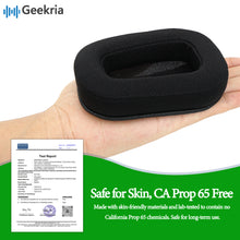 画像をギャラリービューアに読み込む, Geekria イヤーパッド Comfort 互換性 パッド ロジクール Logitech G533, G633, G635, G933, G935 ヘッドホンに対応 パッド イヤー / イヤーカップ ( メッシュファブリック / ブラック )
