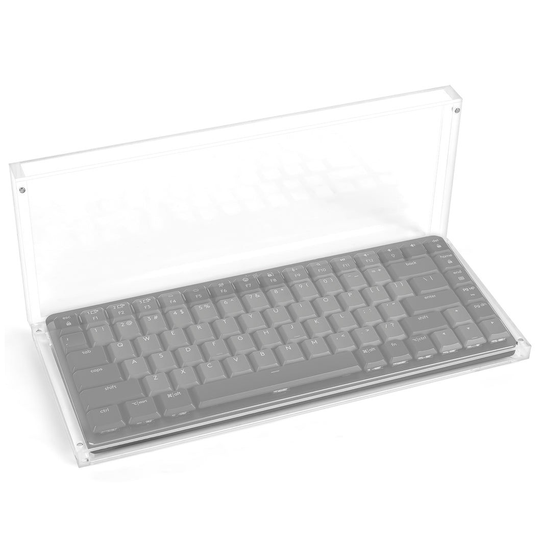 Geekria キーボード トラベルケース ロジクール Logicool MX メカニカル ミニ キーボードに対応、コンパクト ワイヤレス キーボード アクリル ダスト カバー、マグネット開閉、完全密閉保護 (クリア)
