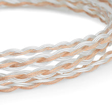 画像をギャラリービューアに読み込む, Geekria Apollo アポロ アップグレード ケーブル 6N OCC 互換 ゼンハイザー HD700 オーディオ ステレオ ヘッドフォン アップグレード ケーブル 16 コア銅銀編組ケーブル 130CM (3.5mm ステレオプラグ 3 極)
