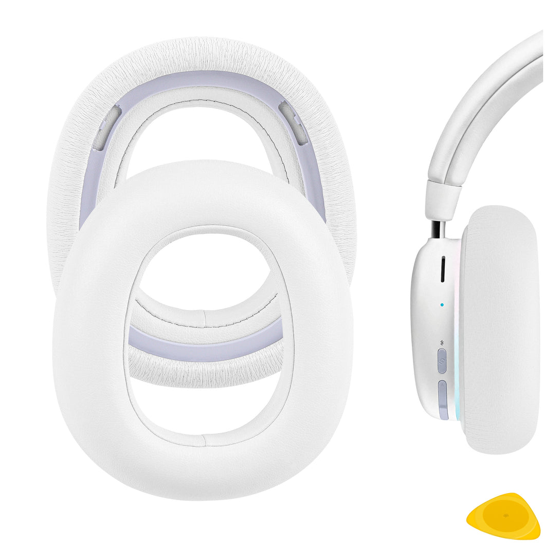 Geekria イヤーパッド QuickFit 互換性 パッド ロジクール Logicool G735 ヘッドホンに対応 パッド イヤー / イヤーカップ プロテインレザー (ブラック)