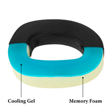 画像をギャラリービューアに読み込む, Geekria イヤーパッド Sport 互換性 パッド ゼンハイザー Sennheiser GSP 300, GSP 301, GSP 302, GSP 303, GSP 350, GSP 370 ヘッドホンに対応 パッド イヤー / イヤーカップ 冷却ジェル (ブラック )
