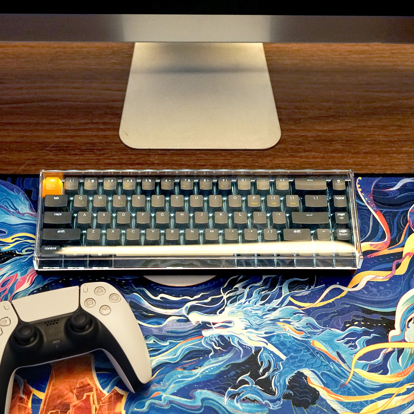 Geekria キーボード カバー ケース 互換品 Keychron K6 65% コンパクト
