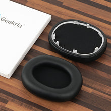 画像をギャラリービューアに読み込む, Geekria イヤーパッド 互換性 パッド ソニー Sony WH-1000XM6 Wireless Noise Canceling ヘッドホンに対応 パッド イヤー / イヤーカップ プロテインレザー (黒)
