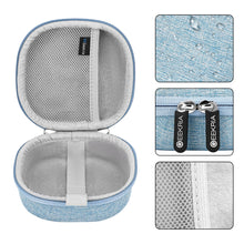 画像をギャラリービューアに読み込む, Geekria ハードシェルキャリングケース ボーズ Bose SoundLink Micro II Bluetoothスピーカー対応、ケーブル収納付きポータブルトラベルバッグ、キーチェーンフック付き保護ケース (ブルー)
