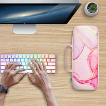 画像をギャラリービューアに読み込む, GEEKRIA 60% コンパクトキーボードケース、61 キーコンピュータメカニカルキーボード用ハードシェルトラベルキャリングバッグ、RK ROYAL KLUDGE RK61、レイザー Razer Huntsman Mini 60%、ロジクール Logicool G PRO X 60 と互換性あり
