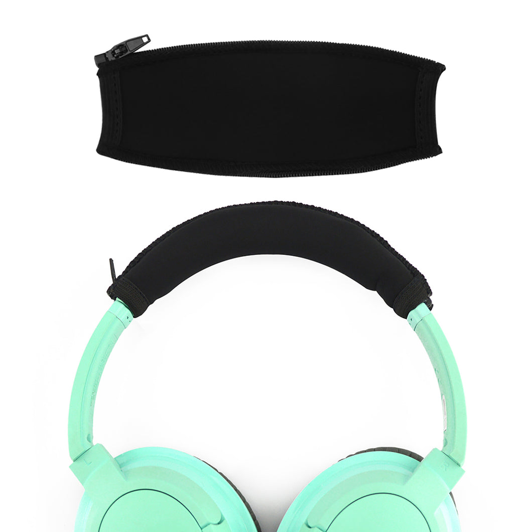 Geekria カバー 互換性 ヘッドバンドカバー ボーズ Bose SoundTrue 対応 ネオプレン製 ヘッドバンドクッション ヘッドバンドプロテクター 簡単に装着 工具不要 (ブラック)