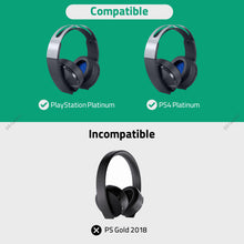 画像をギャラリービューアに読み込む, Geekria イヤーパッド QuickFit 互換性 パッド ソニー SONY PlayStation Platinum Wireless Headset, PS4 Platinum Wireless ヘッドホンに対応 パッド イヤー / イヤーカップ (プロテインレザー/ブラック)
