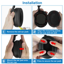 画像をギャラリービューアに読み込む, Geekria イヤーパッド QuickFit 互換性 パッド ソニー Sony WH-1000XM5, WH1000XM5 ヘッドホンに対応 パッド イヤー / イヤーカップ (プロテインレザー/ゴールデン)
