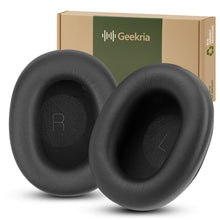 画像をギャラリービューアに読み込む, Geekria イヤーパッド 互換性 パッド ジェイビーエル JBL Tour One M3 ヘッドホンに対応 パッド イヤー / イヤーカップ プロテインレザー (黒)
