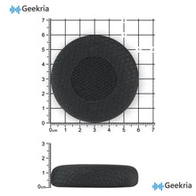 画像をギャラリービューアに読み込む, Geekria コンフォート メッシュファブリック 通気性 交換用イヤーパッド Jabra Evolve 65, 65UC, 65MS, 40, 40UC, 40MS, 30, 30II, 30US, 20, 20SE, 20UC, 20MS ヘッドセット対応 修理交換用パーツ (ブラック)
