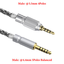 画像をギャラリービューアに読み込む, Geekria Apollo シルバーメッキ アップグレード 4.4mm から 3.5mm オーディオ ケーブル、ソニー Sony MDR-M1 MDR-MV1 MDR-M1ST ヘッドフォン対応、ねじ式ノブ ロック装置付き交換用コード (4.9 フィート / 1.5 メートル)
