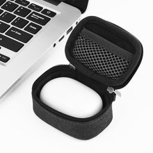 画像をギャラリービューアに読み込む, Geekria イヤホン収納ポーチ（ケース） Beats Solo Buds / Studio Buds+ 互換、ケーブル収納付き交換用保護トラベルケース、携帯用イヤホン整理バッグ（ダークグレー）
