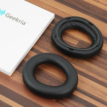 画像をギャラリービューアに読み込む, Geekria イヤーパッド 互換性 パッド ベイヤーダイナミック Beyerdynamic AVENTHO 300 ヘッドホンに対応 パッド イヤー / イヤーカップ プロテインレザー (黒)
