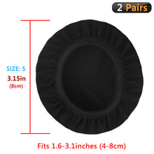 画像をギャラリービューアに読み込む, Geekria カバー 2 ペア 互換性 イヤーパッドカバー (SGS認証済) 劣化防止、防塵 ヘッドホン交換用 ストレッチニット 4-8CM ヘッドホン用 洗濯可 ( Small / ブラック)

