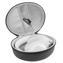 画像をギャラリービューアに読み込む, Geekria Shield ヘッドフォンケース ボーズ Bose、Soundcore、ノン Denon などに対応、ケーブル収納付き交換用ハードシェルトラベルキャリーバッグ (ダークグレー)
