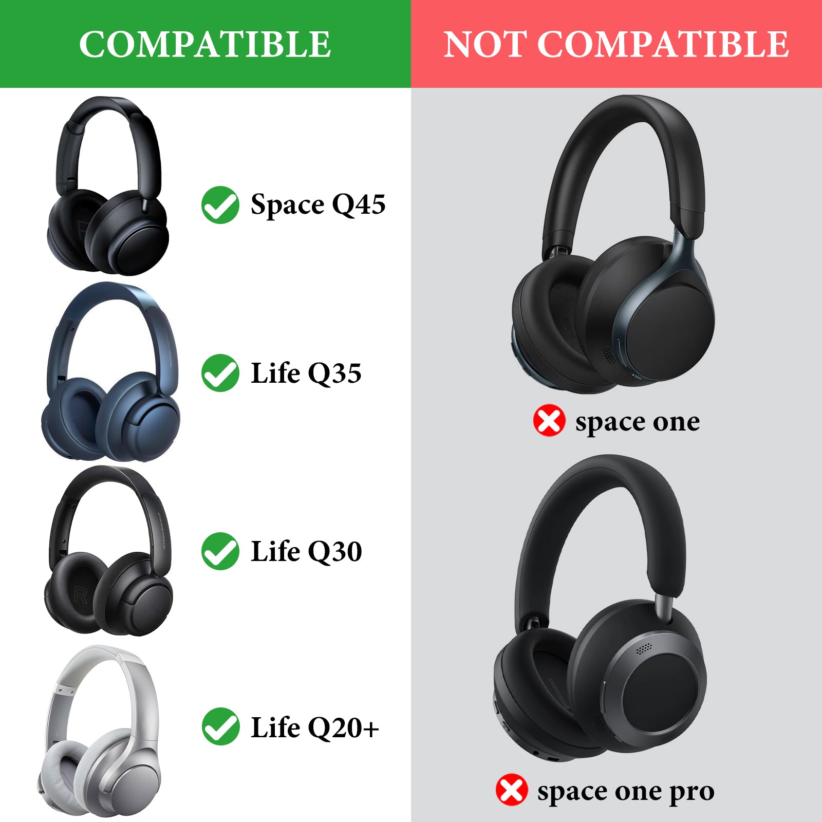 soundcore Space One Pro 【純正ハードケース付き】 Anker ヘッドホン