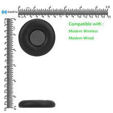 画像をギャラリービューアに読み込む, Geekria イヤーパッド QuickFit 互換性 パッド マイクロソフト Microsoft Modern Wireless, Modern Wired ヘッドホンに対応 パッド イヤー / イヤーカップ プロテインレザー (黒)
