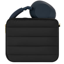 画像をギャラリービューアに読み込む, Geekria NOVA ヘッドホン用パフィーポーチ ジェイビーエル JBL Tour One M3、ボーズ Bose QC Ultra、ゼンハイザー Sennheiser PXC 550-II 対応 ソフトシェル交換用保護トラベルキャリーバッグ ケーブル収納付き (ブラック)
