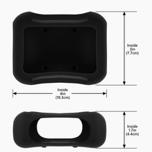 画像をギャラリービューアに読み込む, Geekria シリコーン スピーカーケース カバー 互換性 ジェイビーエル JBL GO 5に 対応 保護用の防水ソフトスキン、スピーカーケース、キーホルダーフック付き (黒)
