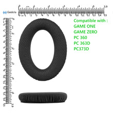 画像をギャラリービューアに読み込む, Geekria イヤーパッド Comfort 互換性 パッド ゼンハイザー Sennheiser GAME ONE, GAME ZERO, PC360, PC363D, PC373D ヘッドホンに対応 パッド イヤー / イヤーカップ メッシュファブリック (ブラック)
