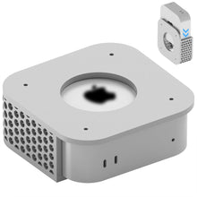 画像をギャラリービューアに読み込む, Geekria マウント Apple Mac mini M4 2024 / Mac Mini M4 Pro 対応 壁掛け デスク下 マウント デスクトップ スタンド 壁マウント VESA モニター マウント プラスチックブラケットアクセサリー (シルバー)
