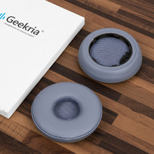 画像をギャラリービューアに読み込む, Geekria イヤーパッド QuickFit 互換性 パッド ソニー Sony WH-H810 Wireless ヘッドホンに対応 パッド イヤー / イヤーカップ プロテインレザー ( 青 )
