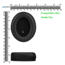 画像をギャラリービューアに読み込む, Geekria イヤーパッド SNAP マグネチック 互換性 パッド ビーツバイドクタードレ Beats Studio Pro ヘッドホンに対応 パッド イヤー / イヤーカップ プロテインレザー (ブラック, 1組)
