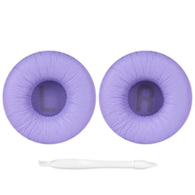 画像をギャラリービューアに読み込む, Geekria イヤーパッド QuickFit 互換性 パッド ジェイビーエル JBL JR300, JR300BT, T450BT, T500BT, Tune 500, Tune 500BT, Tune 510BT, Tune 520 ヘッドホンに対応 パッド イヤー / イヤーカップ (レザーレット / 紫)

