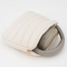 画像をギャラリービューアに読み込む, Geekria NOVA ヘッドホンポーチ ソニー Sony WH-1000XM6、WH-1000XM4、WH-1000XM3、WH-H900N 対応ケース ソフトシェル交換用保護トラベルキャリーバッグ ケーブル収納付き (アイボリー)
