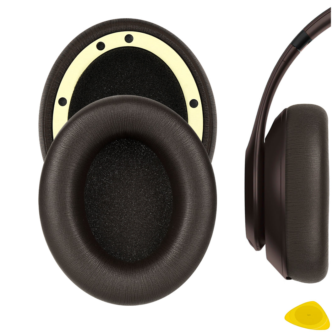 Geekria イヤーパッド QuickFit 互換性 パッド ビーツバイドクタードレ Beats Studio Pro ヘッドホンに対応 パッド イヤー / イヤーカップ プロテインレザー (茶色)