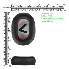 画像をギャラリービューアに読み込む, Geekria イヤーパッド QuickFit 互換性 パッド プラントロニクス Plantronics BackBeat PRO 2, BackBeat PRO 2 Special Edition, Voyager 8200 UC ヘッドホンに対応 パッド イヤークッション / イヤーカップ (プロテインレザー / ブラック / 赤)
