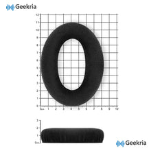 画像をギャラリービューアに読み込む, Geekria イヤーパッド Comfort 互換性 パッド ゼンハイザー Sennheiser HD 515, HD 518, HD 555, HD558, HD559, HD569, HD579, HD589 ヘッドホンに対応 パッド イヤー / イヤーカップ ベロア (ブラック)
