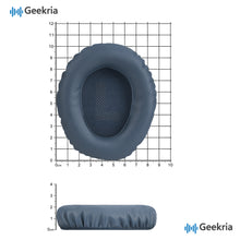画像をギャラリービューアに読み込む, Geekria イヤーパッド QuickFit 互換性 パッド ジェイビーエル JBL Quantum 100 ヘッドホンに対応 パッド イヤー / イヤーカップ (プロテインレザー / 青い)
