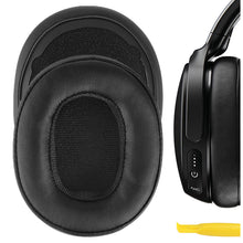 画像をギャラリービューアに読み込む, Geekria イヤーパッド QuickFit 互換性 パッド スカルキャンディ Skullcandy Venue Wireless ANC ヘッドホンに対応 パッド イヤー / イヤーカップ ( プロテインレザー / ブラック )
