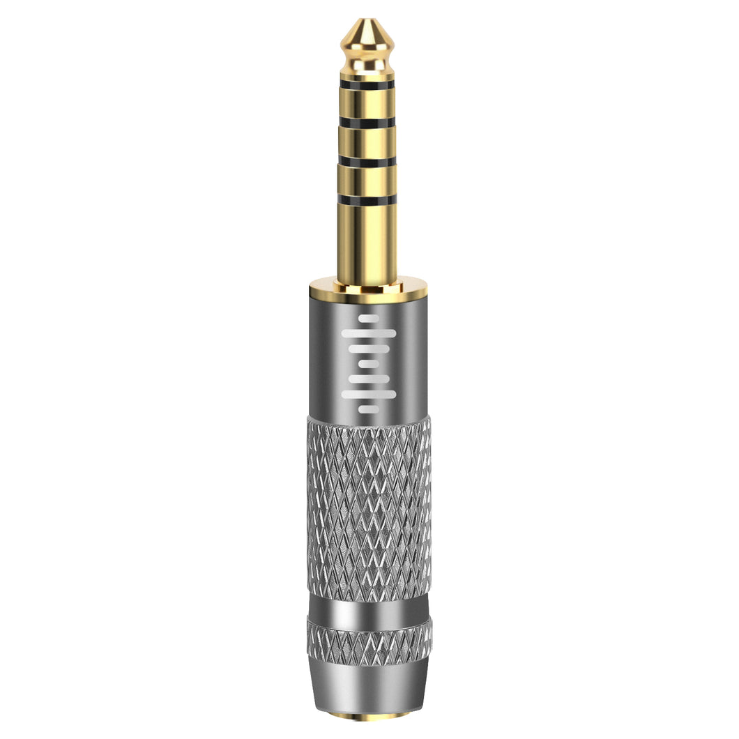 Geekria 4.4mm オス - 2.5mm バランス メス ヘッドフォン アダプター 2.5mm 4極ケーブル用 バランス 4.4mm プレーヤー デバイスに接続 アルミ合金変換オーディオ プラグ 金メッキ アダプター