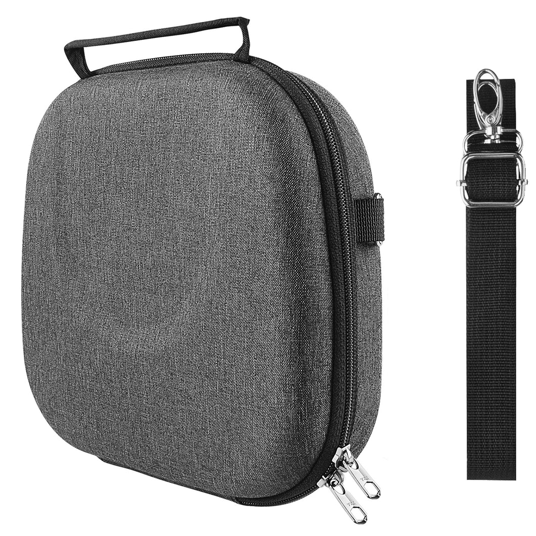 Geekria ケース Shield ヘッドホンケース 互換性 ハードケース 旅行用 ハードシェルケース スティールシリーズ SteelSeries, ロジクール Logitech, ジェイビーエル JBL, アップル Apple AirPods Max に対応 収納ポーチ付属 (ダークグレー)