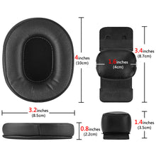 画像をギャラリービューアに読み込む, Geekria イヤーパッド QuickFit 互換性 パッド オーディオテクニカ Audio-Technica ATH-M50X ATH-M50XBT ATH-M50xBT2 ATH-M50 ATH-M40X ATH-M30 ATH-M20 ヘッドホンに対応 パッド イヤー / イヤーカップ (プロテインレザー / 黒)
