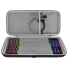画像をギャラリービューアに読み込む, Geekria 薄型 TKL キーボードケース Razer BlackWidow V4 Low Profile TKL, Redragon K621, ROCCAT Vulcan TKL Proと互換性あり 87鍵 ハードシェル トラベル キャリーバッグ (ダークグレー)

