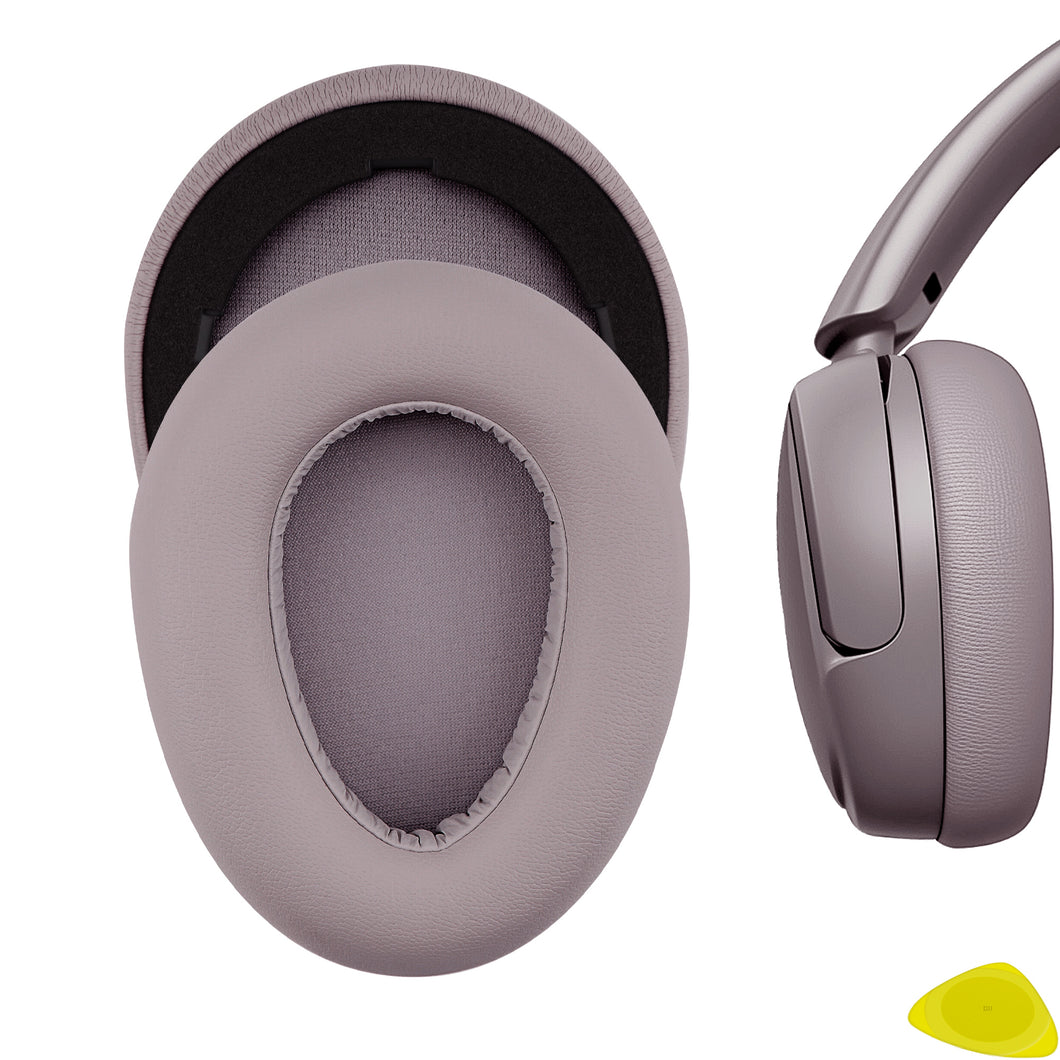 Geekria イヤーパッド QuickFit 互換性 パッド JLab JBuds Lux ANC Wireless ヘッドホンに対応 パッド イヤー / イヤーカップ ( プロテインレザー/紫)